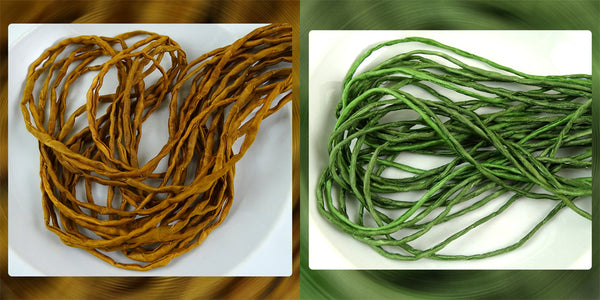 Hand-Dyed Silk Cords