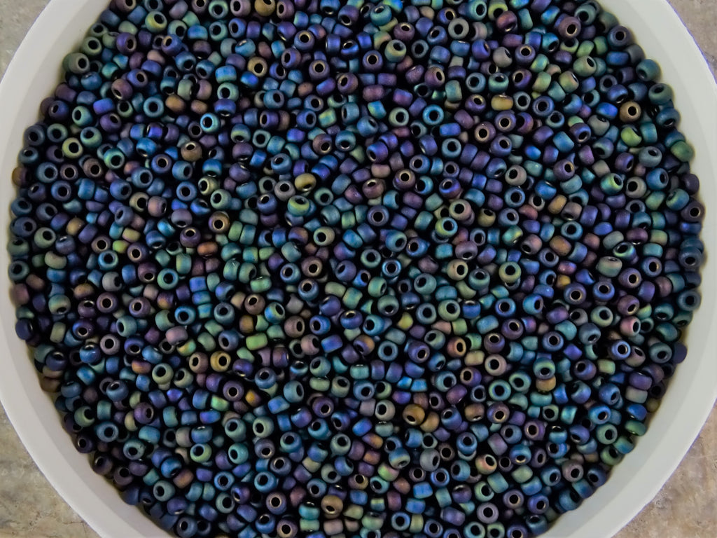 Matte Black Iris AB  11/0