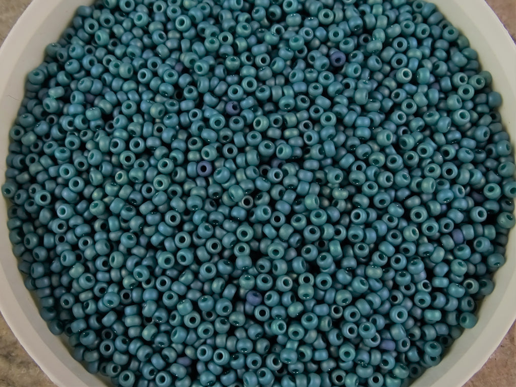 Matte Glazed Peacock  11/0