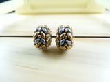 Duo Vertebrae Beads - Hand-Woven, Beaded-Bead Pairs for Earrings
