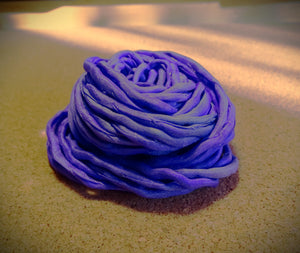 Hand Dyed Silk Cords: Lt. Purple-Sold By The Individual Cord (Width: 2-3mm)