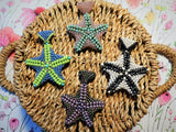 Hand-Woven 3-D Starfish Pendants