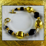 Artisan Bracelet w/ Our Own Handmade Lampwork Beads & Czech Glass