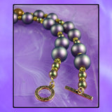 Violet Evening Necklace (Featuring Italian Resin Beads)