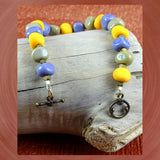 Beaded Bracelet w/ Our Own Handmade Glass Beads