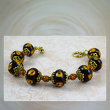Beaded Bracelet w/ Our Own Handmade Glass Beads