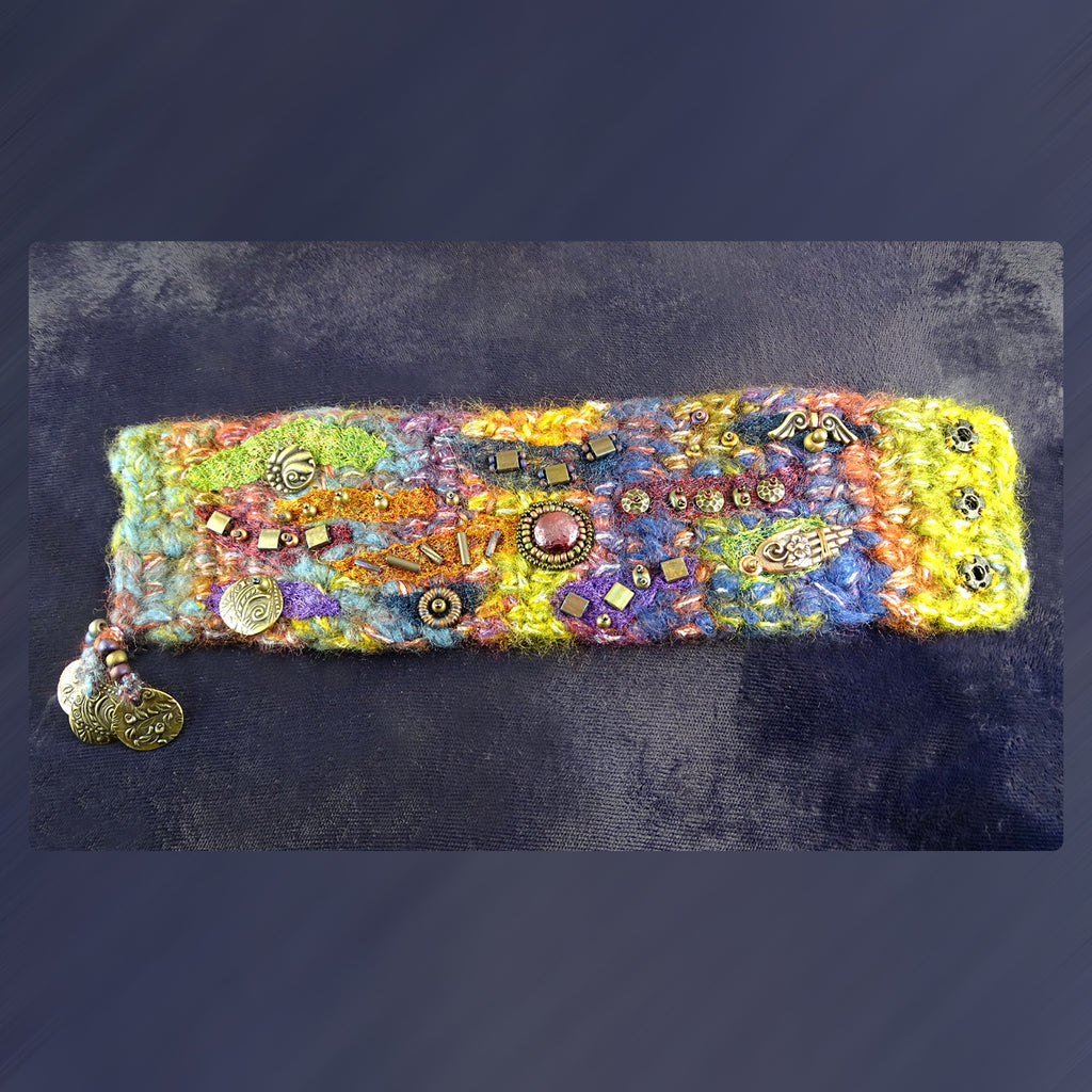 Winter's Bark Cuff Bracelet