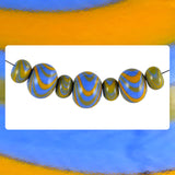 Handmade Glass Bead Set (Set of 7)