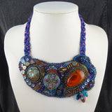 The Big Bang Necklace: Handmade / Hand-Embroidered