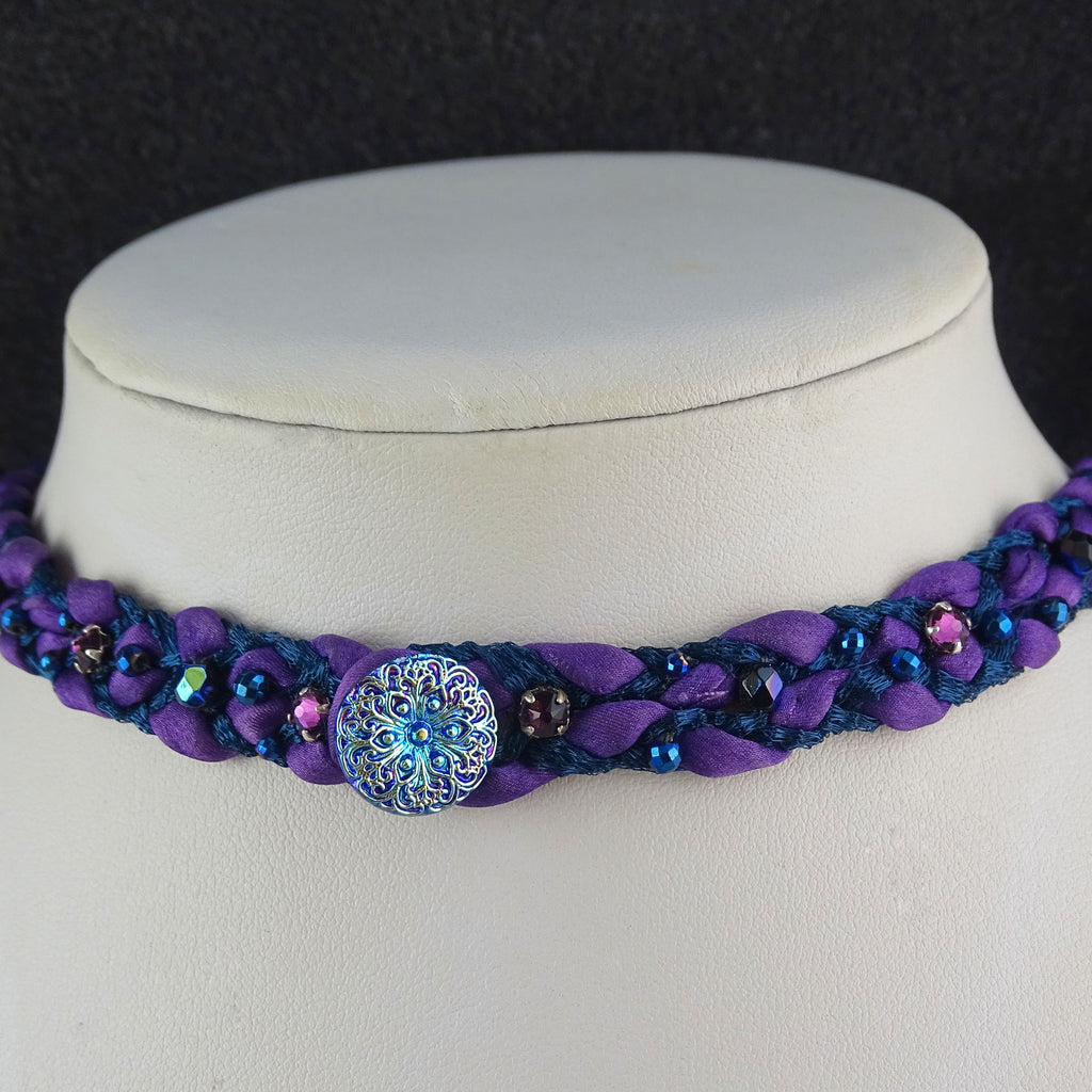 The Big Bang Necklace: Handmade / Hand-Embroidered