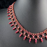 Cleopatra's Sunset Hand-Woven Collar