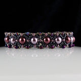The Pleasing Plum Bracelet - Hand Woven