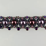 The Pleasing Plum Bracelet - Hand Woven