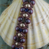 Berries n' Cream Bracelet (Hand Woven)