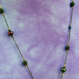 Mandala Amulet Necklace with Hand-Woven Pendant