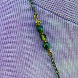 Mandala Amulet Necklace with Hand-Woven Pendant