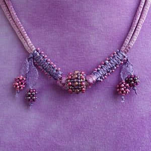 Elderberry Weave Necklace (Hand Woven)