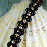 Black-Tie Affair Hand-Woven Bracelet