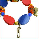 Fantasia Firenze Handcrafted Jewelry: "Charmed in Florence" Stretch Bracelet