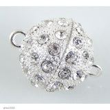 Heavy-Duty Magnetic Clasps: Silver-Plated