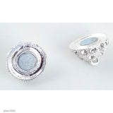 Heavy-Duty Magnetic Clasps: Silver-Plated