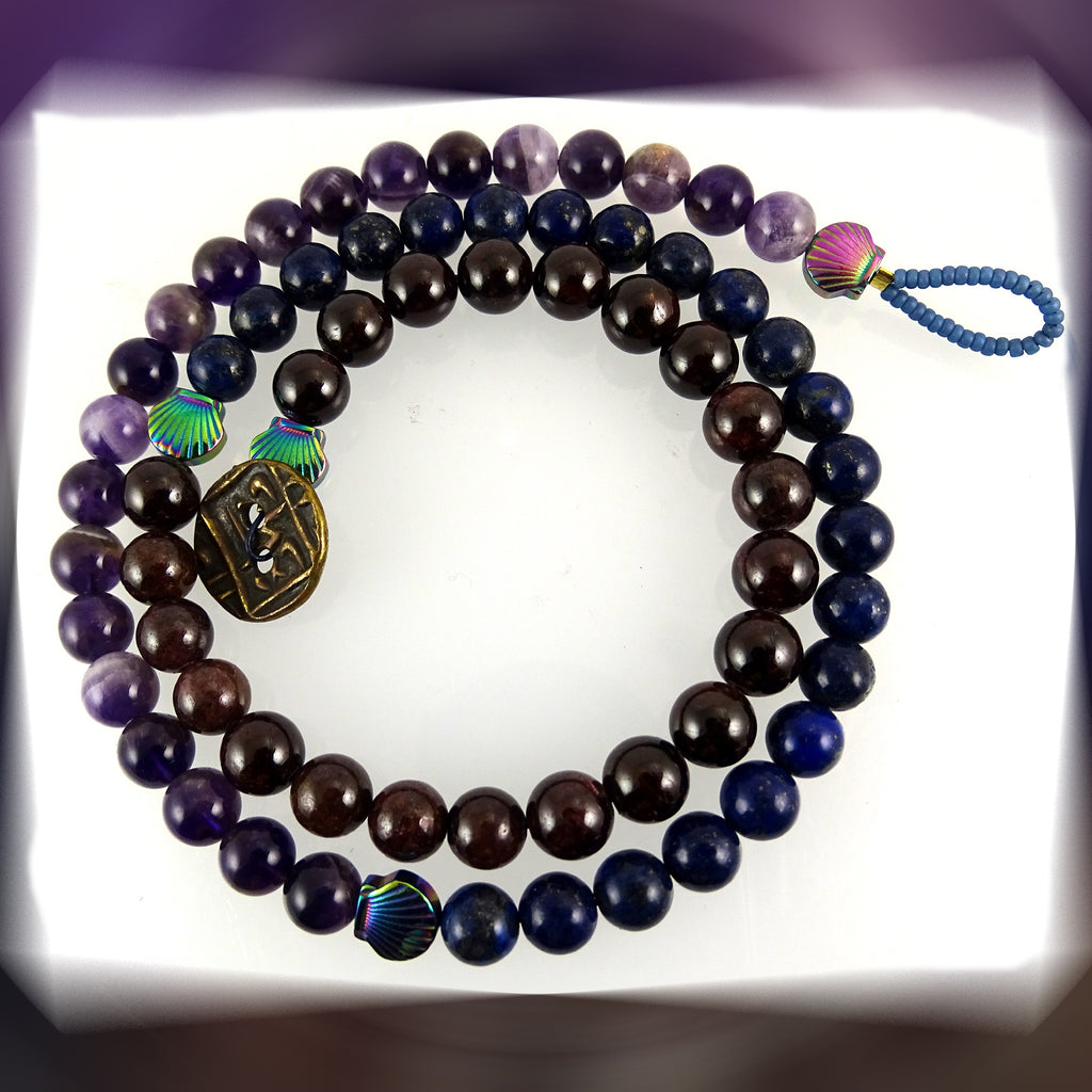 Semi-Precious Wrap Bracelet