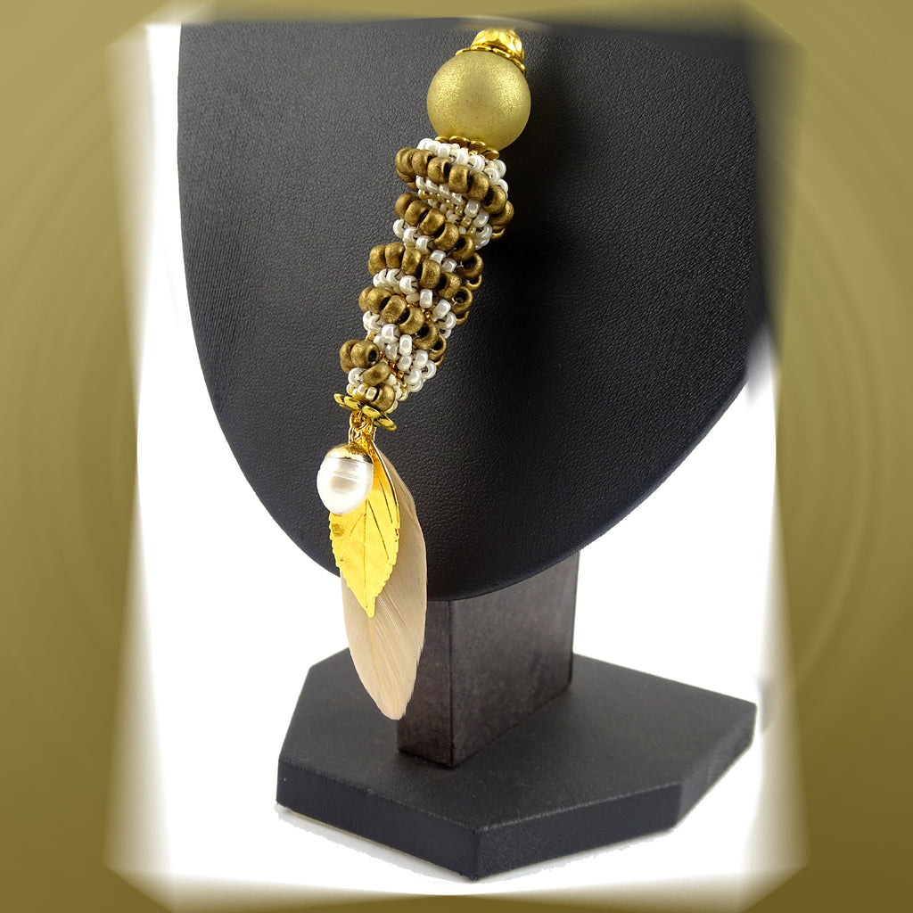 The Spiral Leaf Pendant Necklace
