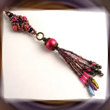 Pink Moon Halo Pendant Necklace