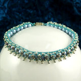 The Tabitha Anklet: Swarovski Pearls / Miyuki Seed Beads