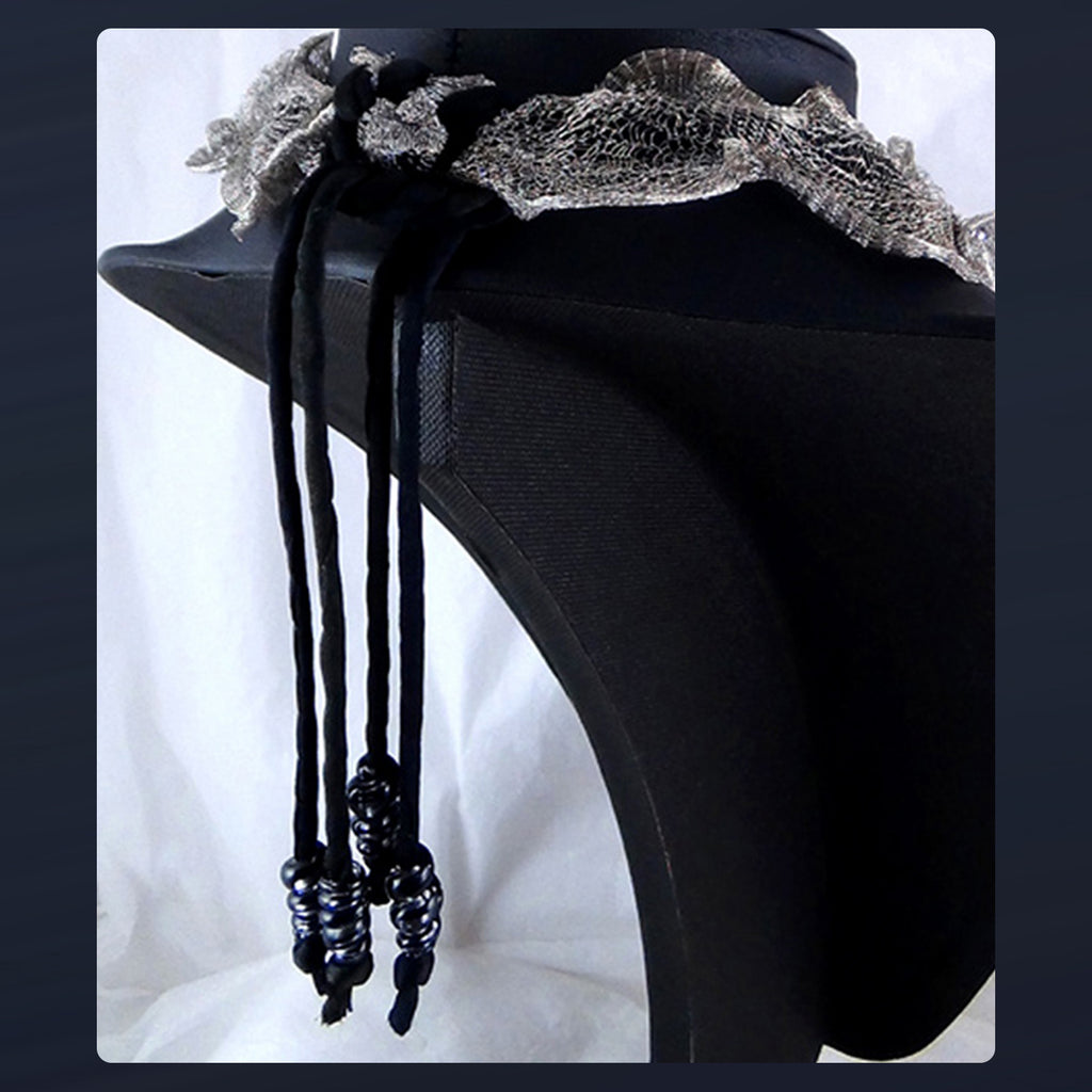 Sacre' Boheme: Mesh Ribbon Necklace