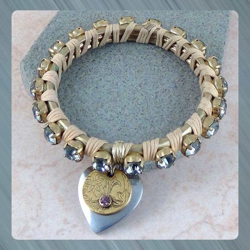 Boho Bling Wrapped Bangle