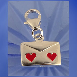 Sterling Silver Charm: Love Letter