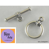 Silver-Plated Pewter Toggle Clasp (Lead Free)