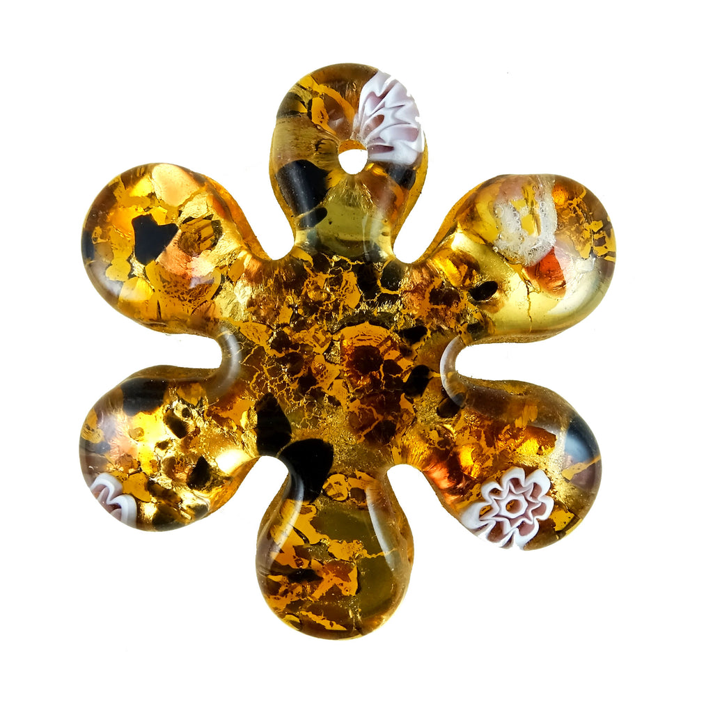 Venetian Glass Pendant: Handmade In Murano
