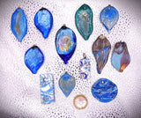 Designer Bead Bundle - Murano Glass Pendants - Shades of Blue