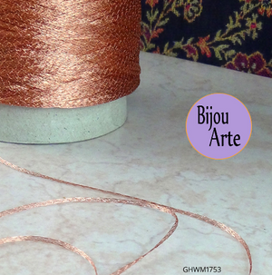 1-Millimeter Wire Mesh Ribbon: 30 Meter, 3-Color Spool, Ant. Gold, Copper, Pale Gold