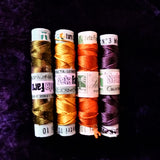 Vintage Italian Silk Embroidery/Buttonhole Thread- Autumn Leaves (Pack of 4 Colors)