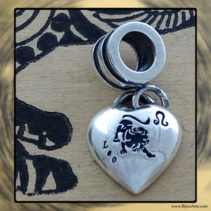 Sterling Silver “Pandora-style” Astrological Charm: LEO