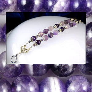 Double-Strand Bracelet With Vintage Czech Beads