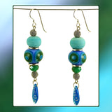 Earrings Featuring Our Own Handmade Beads