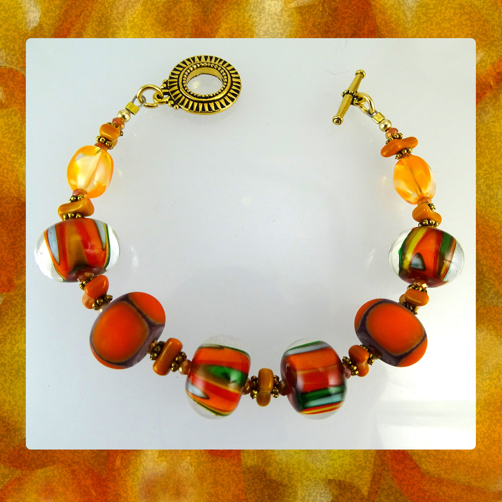 "La Bella Stagione" Bracelet w/ Our Own Handmade Glass Beads