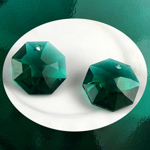 Swarovski 2-Hole Octagon. Art. 6401: Pack Of 2