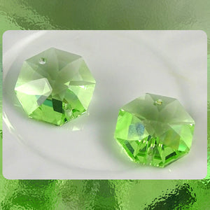Swarovski 2-Hole Octagon. Art. 6401: Pack Of 2