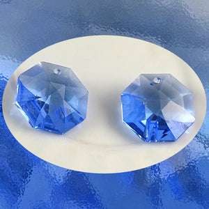 Swarovski 2-Hole Octagon. Art. 6401: Pack Of 2