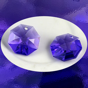 Swarovski 2-Hole Octagon. Art. 6401: Pack Of 2