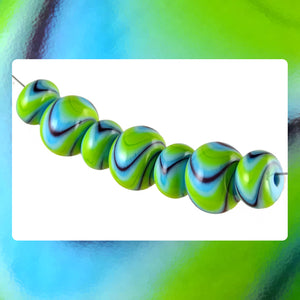 Handmade Glass Bead Set (Set of 7)