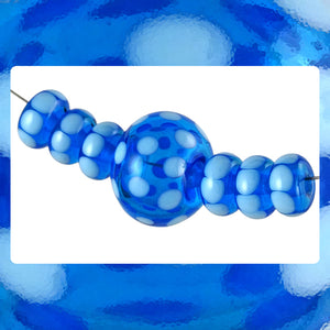 Handmade Glass Bead Set (7 Lampwork Beads)