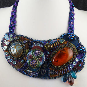 The Big Bang Necklace: Handmade / Hand-Embroidered