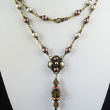 The Renaissance Rosary with Hand-Woven Cross & Accent Beads