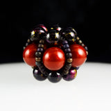 The Crown Jewel Focal Bead - Hand Woven
